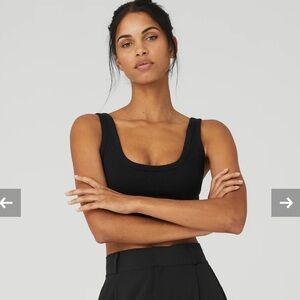 ALO Seamless Chosen Bra Black Small